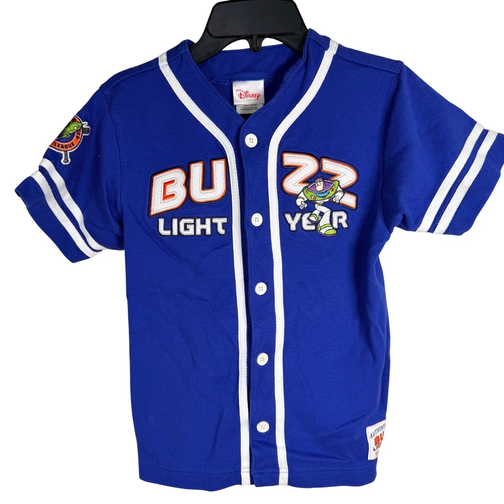 Vintage 2004 Disney Buzz Lightyear Baseball Jersey Youth Medium